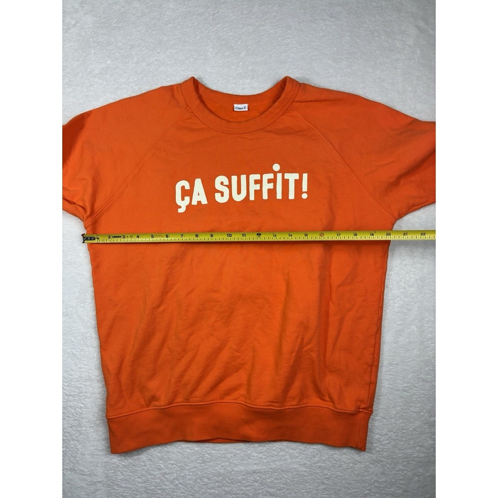Clare V X Everytown For Gun Safety Orange Sweater Size Small - Picture 6 of 7